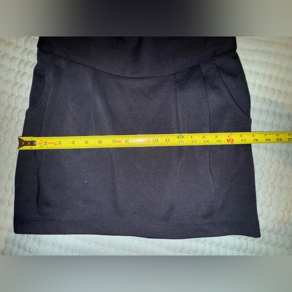 Grass Collection Womens Juniors Mini Skirt Black Size 7 VGUC - Picture 8 of 10